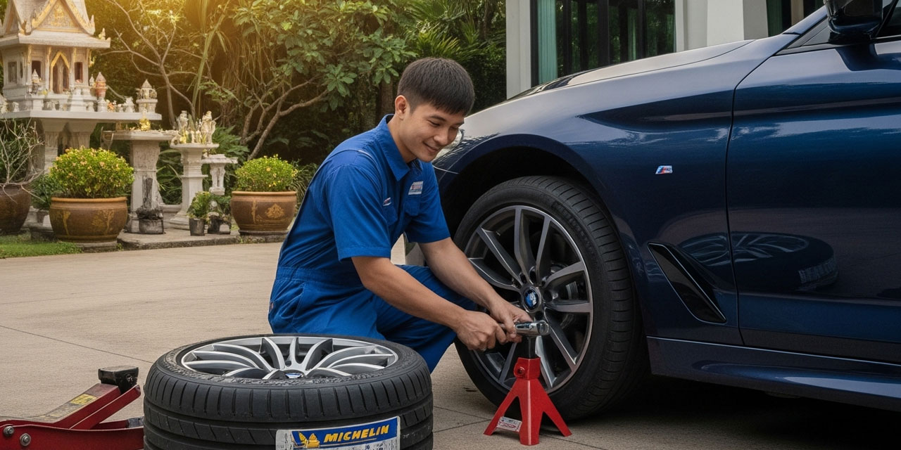 บริการเปลี่ยนยาง Michelin ถึงบ้าน