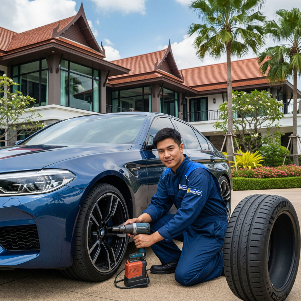 บริการเปลี่ยนยาง Michelin ถึงบ้าน
