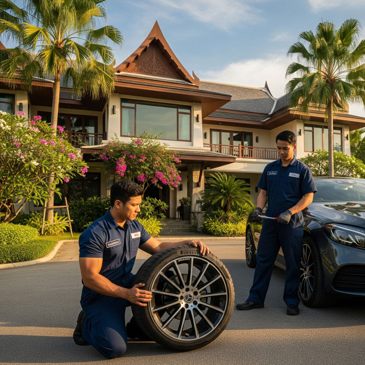 บริการเปลี่ยนยาง Pirelli ถึงบ้าน