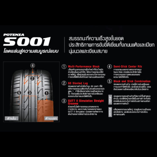 ยาง Bridgestone Potenza S001