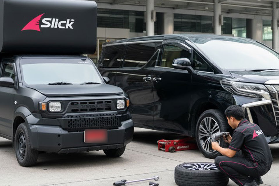 หมดห่วงเรื่องยางแตก! บริการเปลี่ยนยางนอกสถานที่ถึงบ้าน ดีอย่างไร?