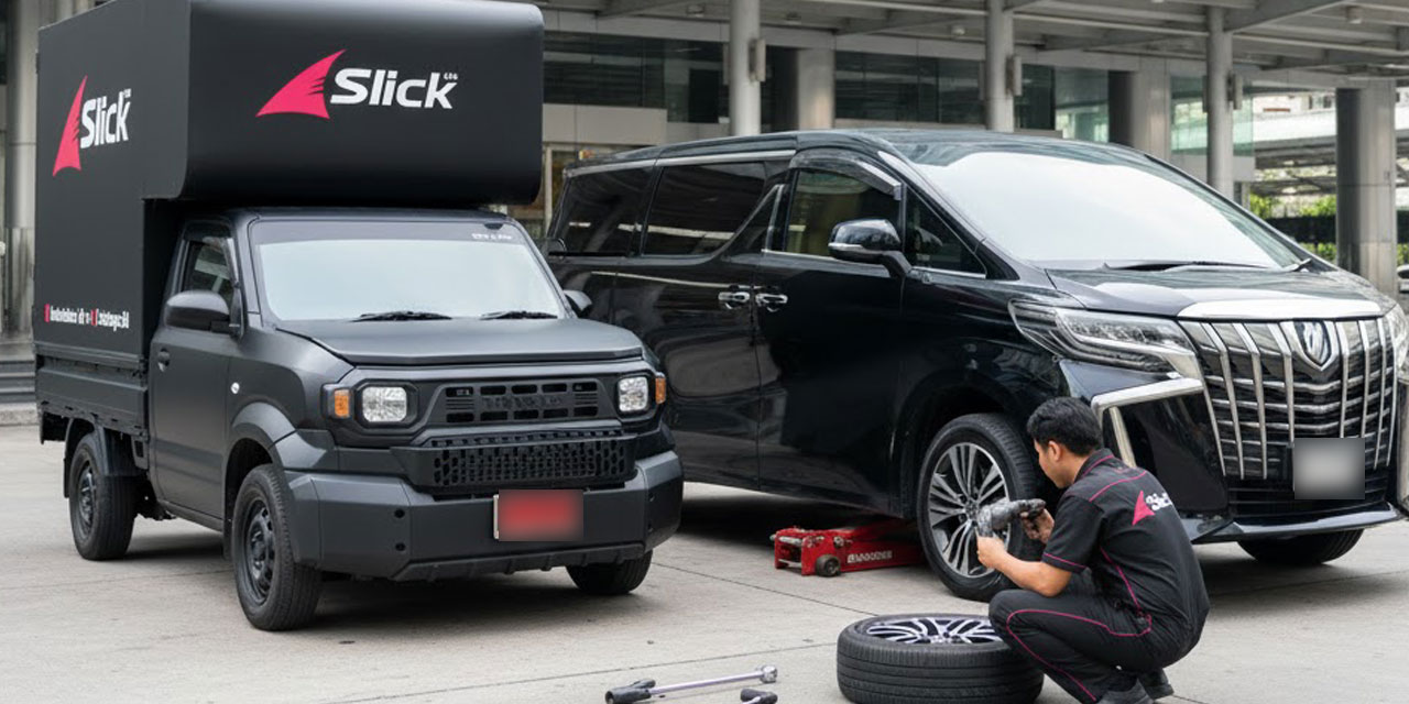 หมดห่วงเรื่องยางแตก! บริการเปลี่ยนยางนอกสถานที่ถึงบ้าน ดีอย่างไร?