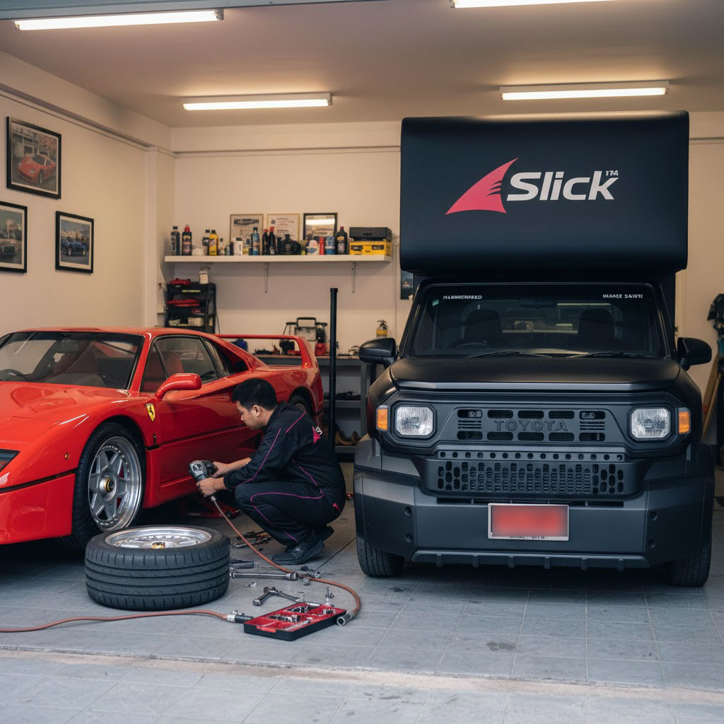 change tire at home ferrari classic 01