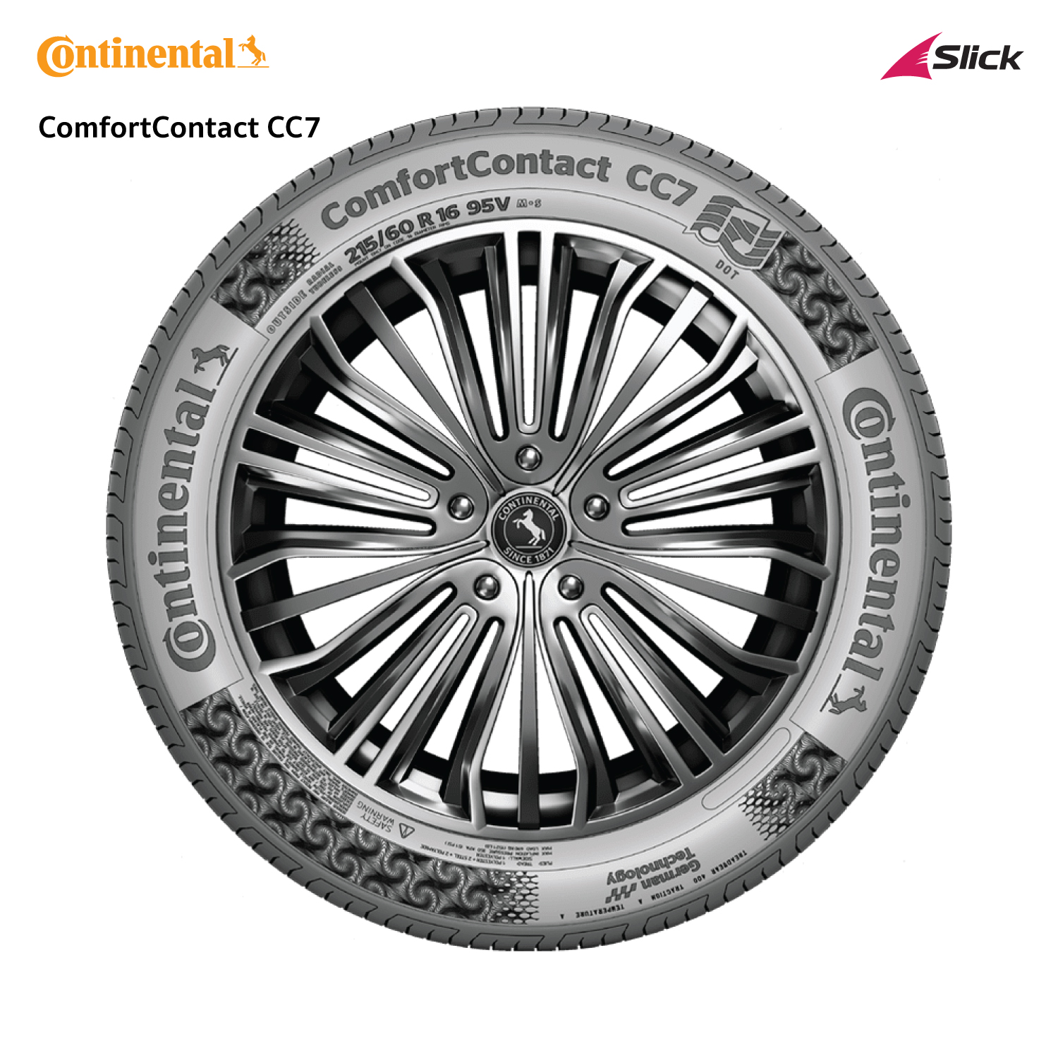 ยาง Continental Comfort Contact 7