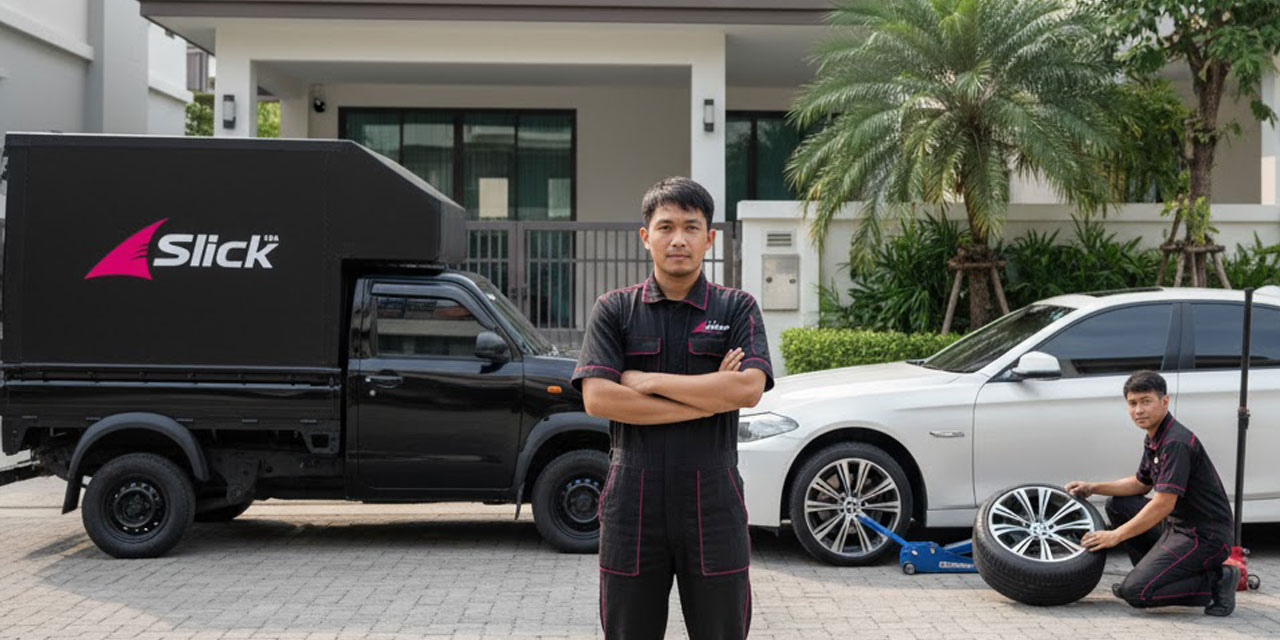 เปลี่ยนยาง BMW Series 5 ถึงที่