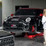 Mini Cooper F56 JCW เปลี่ยนยางที่บ้าน Michelin Pilot Sport 5 ขนาด 215/40 R18