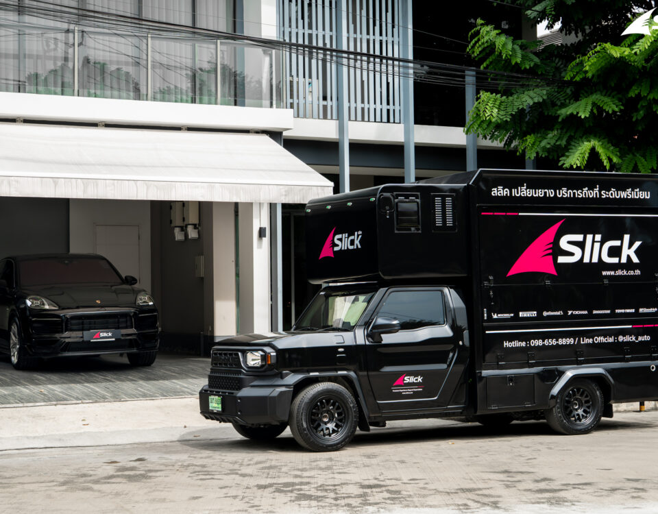 เปลี่ยนยาง Pirelli P Zero สำหรับ Porsche Cayenne E3.1 – บริการถึงบ้านโดย Slick