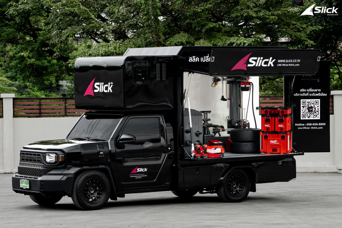 เครื่องใส่ยางแกนเดียว (Single Post Tire Changer) มาตรฐานพรีเมียมของ Slick