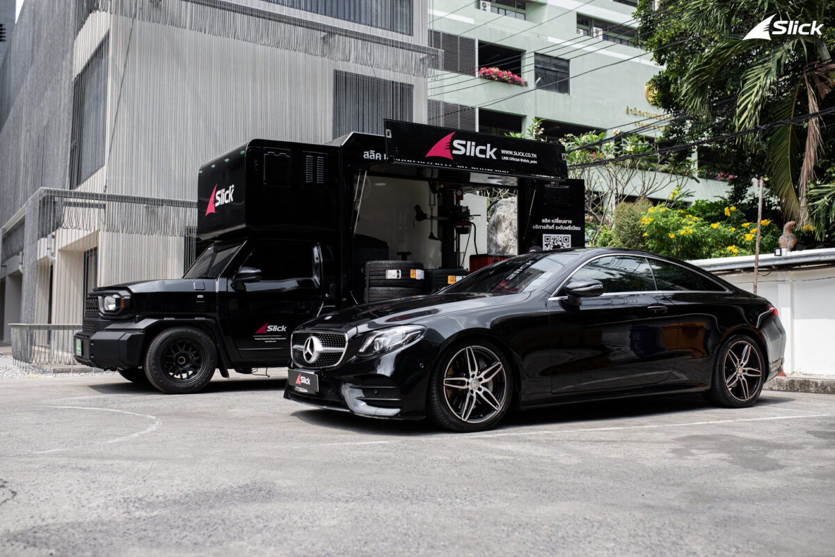 รีวิวเปลี่ยนยาง Continental SportContact 7 บน Mercedes-Benz E-Class Coupe (C238)