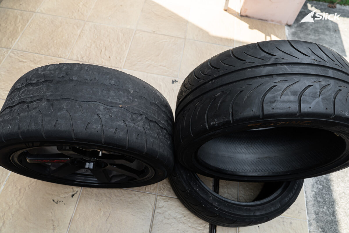 Sandy Stuvik เปลี่ยนยางกับ Slick