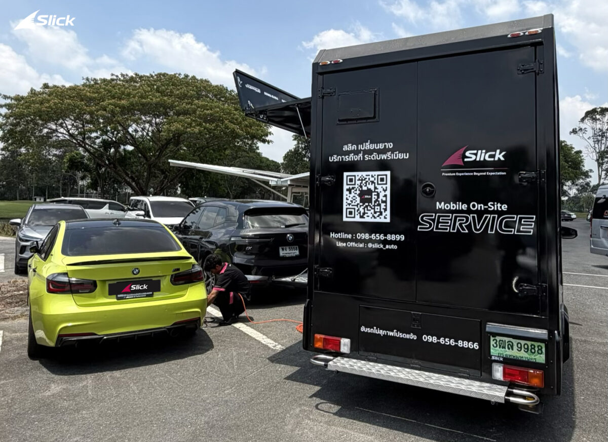 Slick ร่วมงาน 9vision Golf Friendly Match ครั้งที่ 4 ณ Lotus Valley Golf Resort พร้อมให้คำแนะนำและตรวจเช็กสภาพยาง สร้างความมั่นใจทุกการเดินทาง