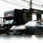 Porsche 911 GTS Yokohama Advan Sport V107 slick 8