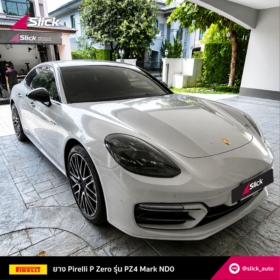 Porsche Panamera 4 ยาง Pirelli P-Zero PZ4 Mark ND0