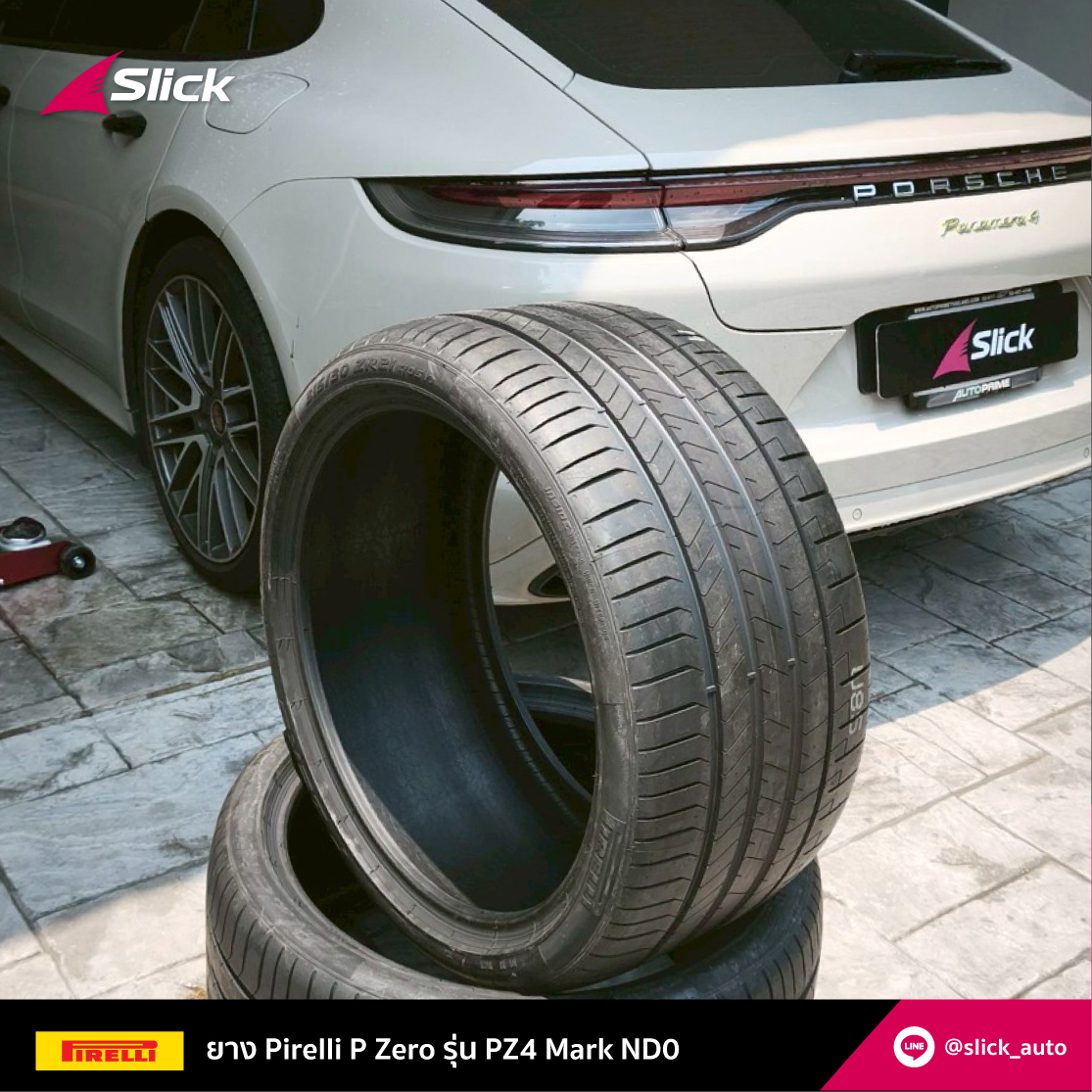 Porsche Panamera 4 ยาง Pirelli P-Zero PZ4 Mark ND0