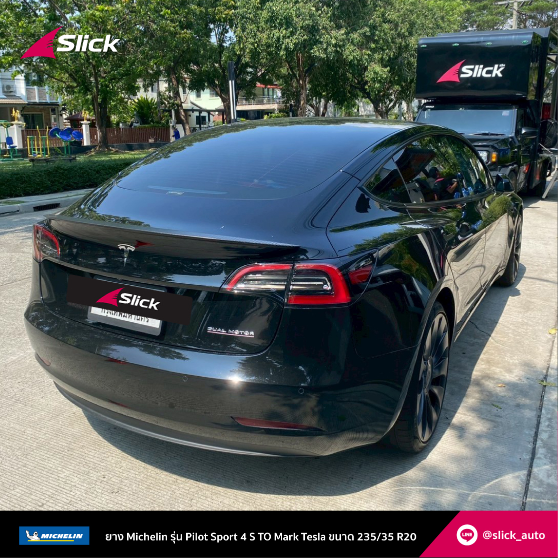 Tesla Model 3 ยาง Michelin Pilot Sport 4s