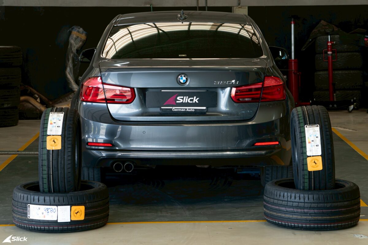 Slick x BMW 320D f30 Continental Max Contact7 MC7 1