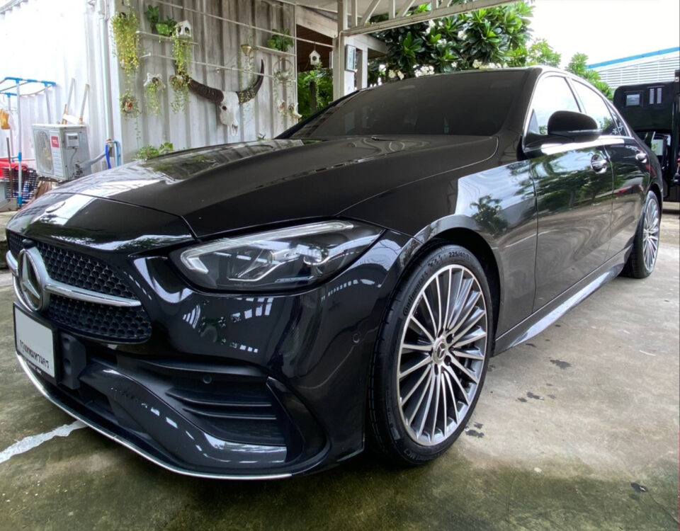 Benz Benz C220 D Continental Max Contact7 MC7 หน้า 225 40 R19 หลัง 255 35 R19 01