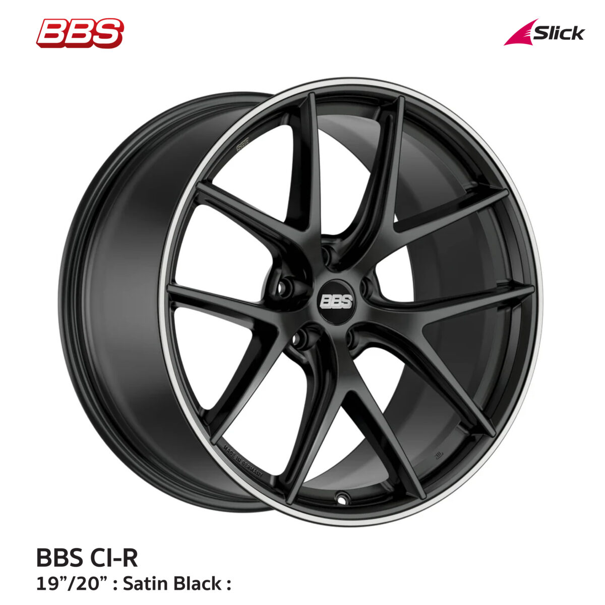 BBS CI-R สี Satin Black