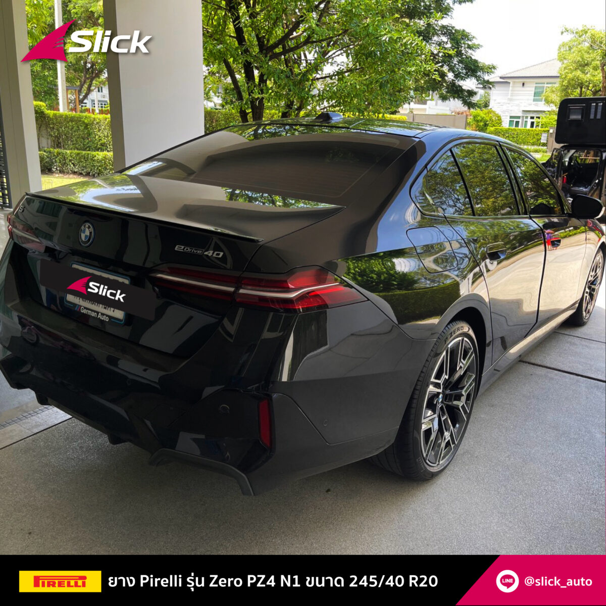 Slick BMW i5 eDrive40 M Sport G60 Pirelli P Zero PZ4 245 40 R20 10