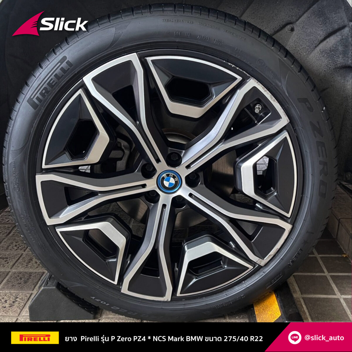 Slick BMW iX40 Pirelli P Zero PZ4 NCS 275 40 R22 07