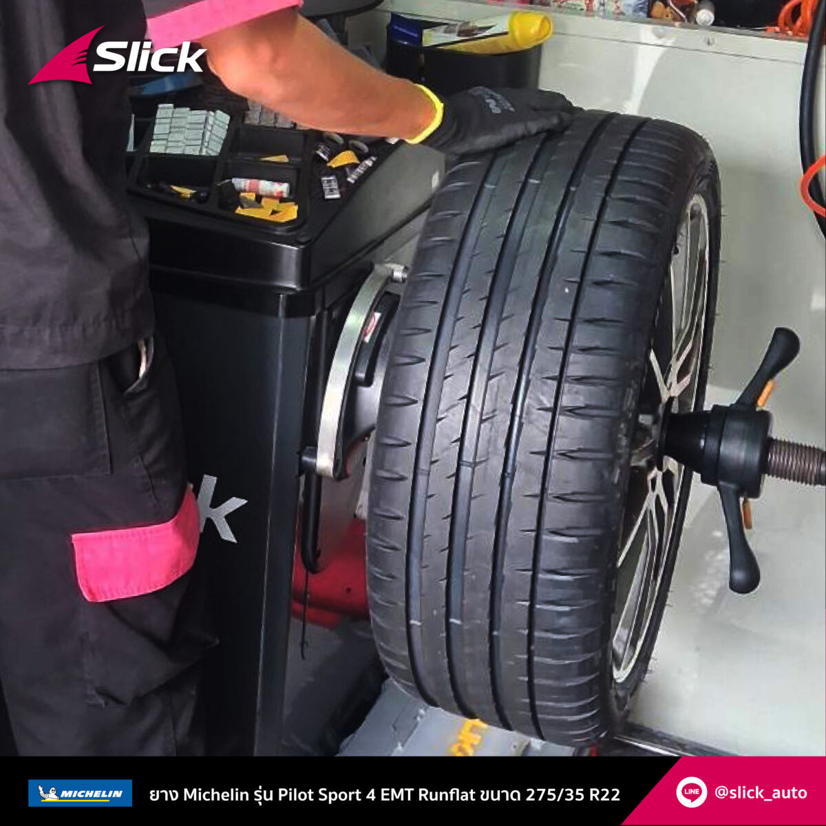 Slick Benz Cla 250 Michelin Pilot Sport 4 EMT Runflat 225 40 R18 05