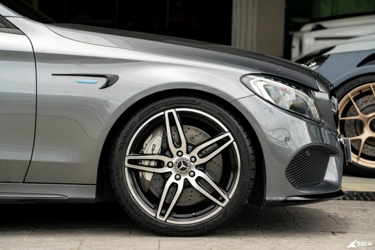 Mercedes-Benz C350e W205 เปลี่ยนยาง Kumho PS72