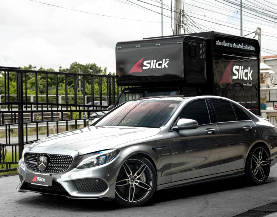 Mercedes-Benz C350e W205 เปลี่ยนยาง Kumho PS72