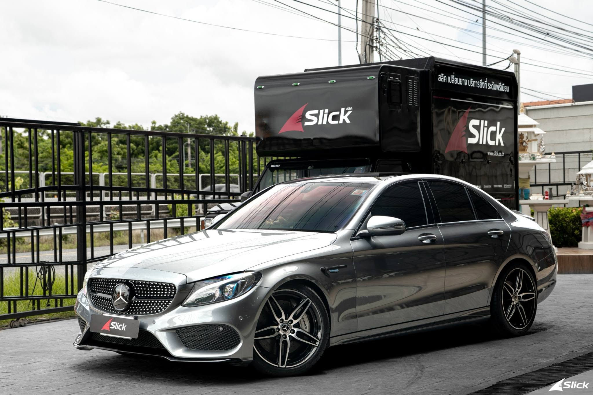 Mercedes-Benz C350e W205 เปลี่ยนยาง Kumho PS72